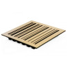 Panel STRECKKOD - Absorción y Difusión Acústica en Madera